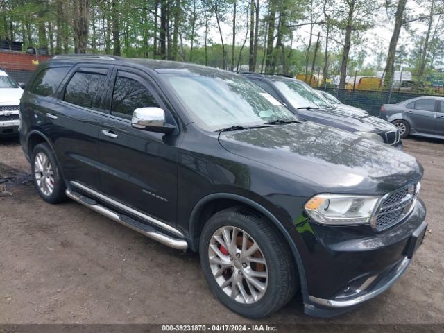 Auction sale of the 2014 Dodge Durango Citadel, vin: 1C4RDJEG1EC360682, lot number: 39231870