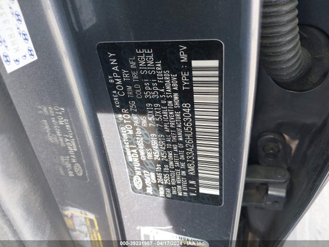 Hyundai Tucson Value 2017 KM8J33A26HU563048 Image 9