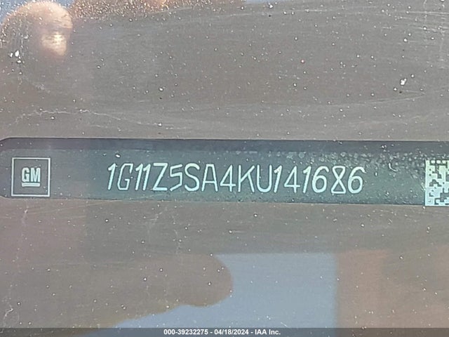Chevrolet IMPALA LT 2019 1G11Z5SA4KU141686 Image 9