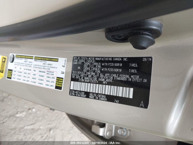 Lexus RX 350 2015 2T2BK1BA8FC282574 Image 9