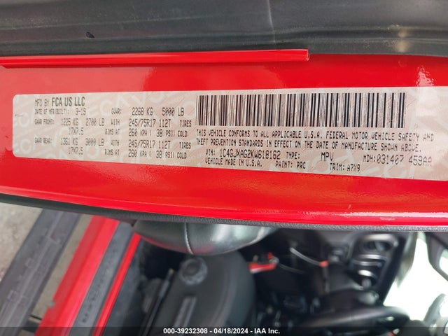 1C4GJXAG2KW618162 Jeep Wrangler Sport S 4x4