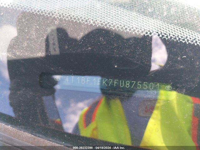 Toyota CAMRY SE 2015 4T1BF1FK7FU875501 Image 9