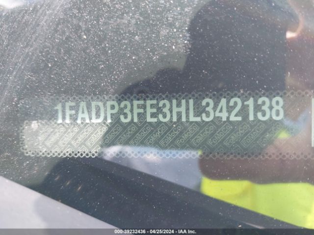 1FADP3FE3HL342138 Ford FOCUS SE