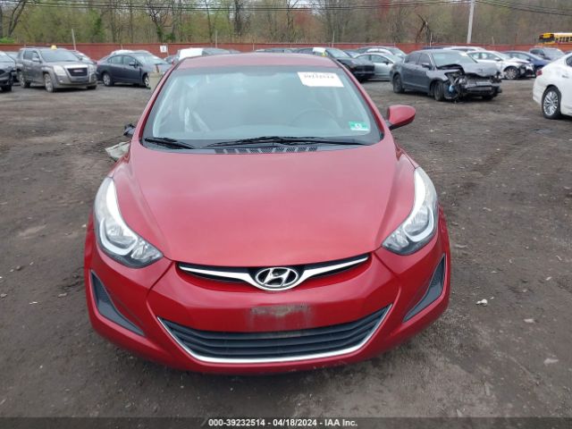 5NPDH4AE3GH785736 Hyundai ELANTRA SE