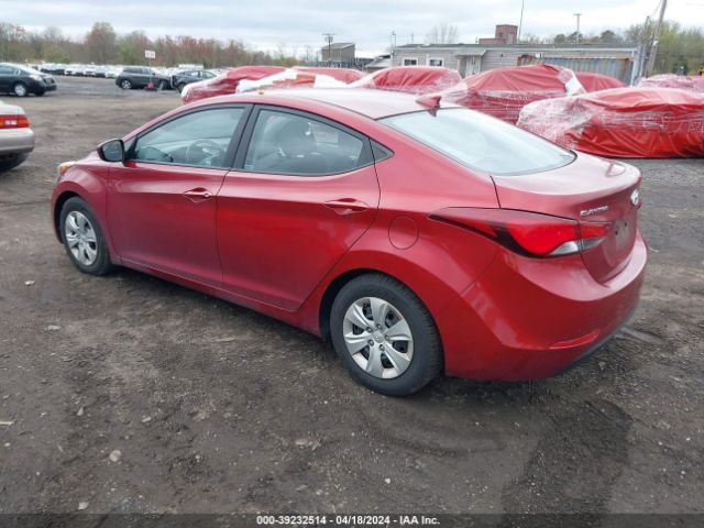 5NPDH4AE3GH785736 Hyundai ELANTRA SE