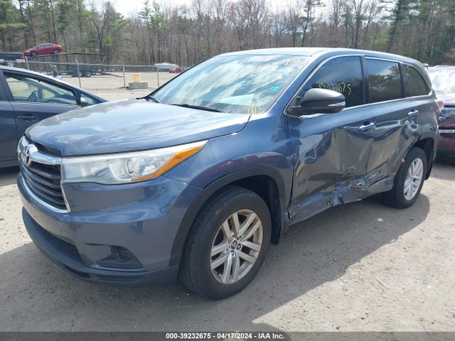 Toyota Highlander Le V6 2016 5TDBKRFH9GS266399 Image 2