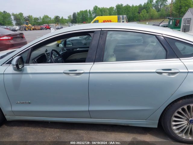 3FA6P0RU1ER363710 Ford Fusion Hybrid Titanium