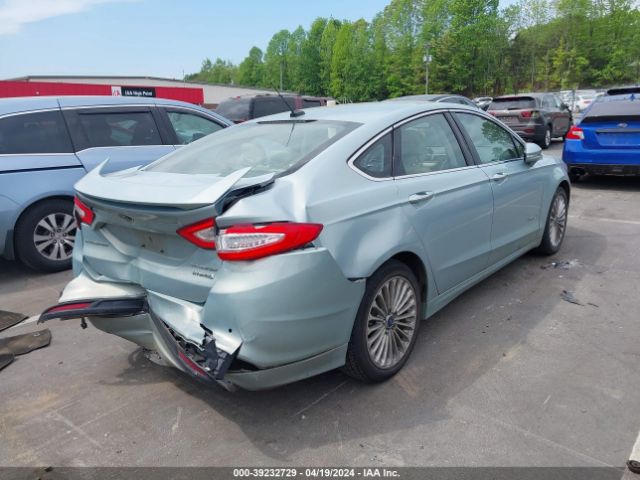 3FA6P0RU1ER363710 Ford Fusion Hybrid Titanium