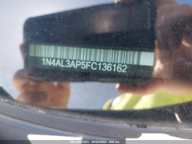 Nissan Altima 2.5 Sv 2015 1N4AL3AP5FC136162 Image 9