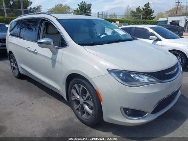 Auction sale of the 2017 Chrysler Pacifica Limited, vin: 2C4RC1GG6HR564843, lot number: 39233418