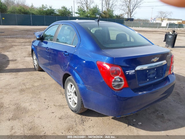 Chevrolet Sonic Lt Auto 2014 1G1JC5SH1E4226603 Image 3