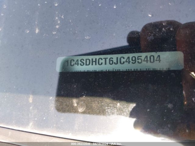 1C4SDHCT6JC495404 Dodge Durango R/t Rwd