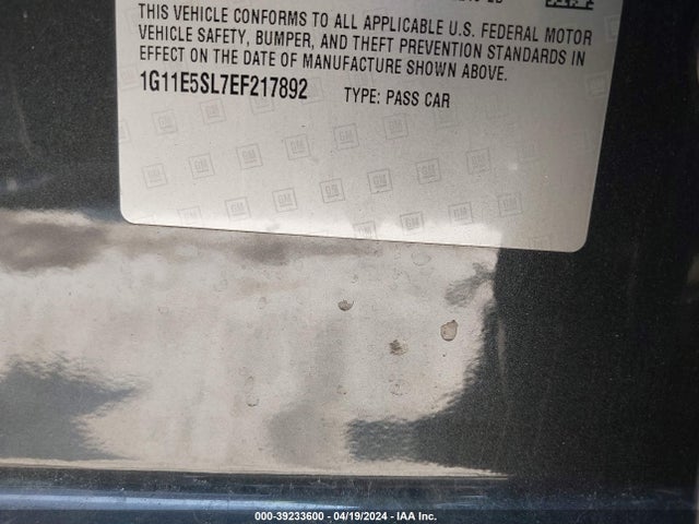 Chevrolet MALIBU 2LT 2014 1G11E5SL7EF217892 Image 9