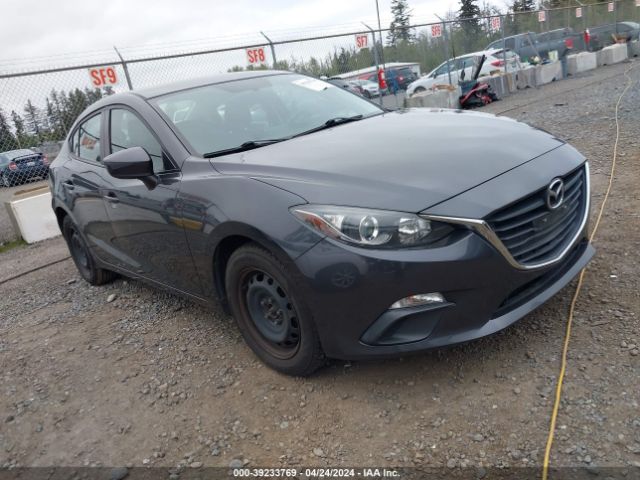 39233769 :رقم المزاد ، 3MZBM1U76FM213600 vin ، 2015 Mazda Mazda3 I Sport مزاد بيع