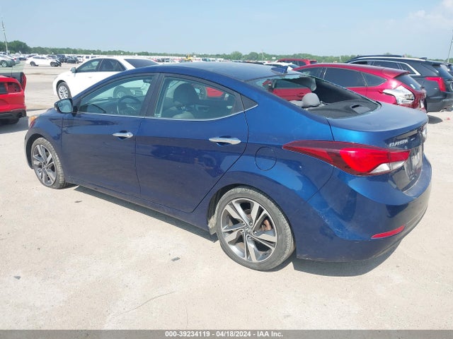 Hyundai Elantra Limited 2015 5NPDH4AE8FH634809 Image 3