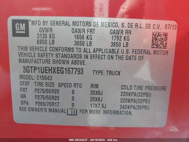 GMC Sierra 1500 Sle 2014 3GTP1UEHXEG167793 Image 9