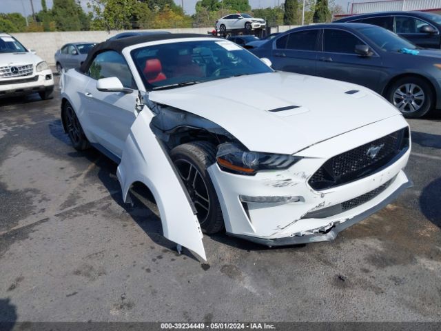 2018 Ford Mustang Ecoboost Premium მანქანა იყიდება აუქციონზე, vin: 1FATP8UH8J5139231, აუქციონის ნომერი: 39234449