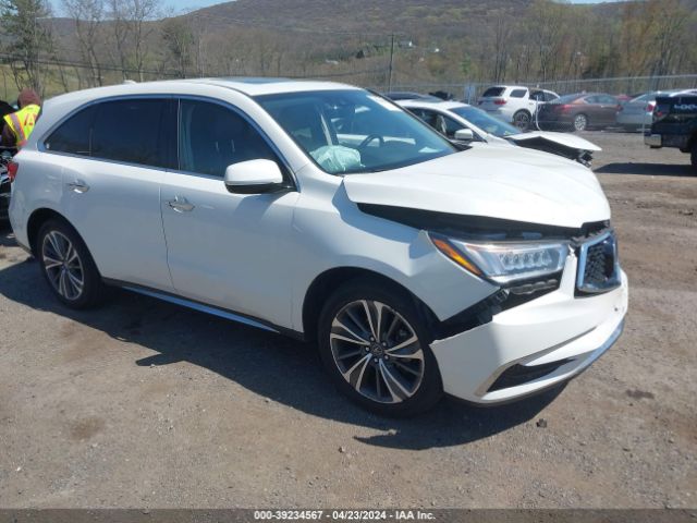 Aukcja sprzedaży 2019 Acura Mdx Tech Pkg, vin: 5J8YD4H57KL018268, numer aukcji: 39234567