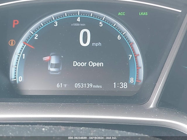 Honda CIVIC EX 2019 JHMFC1F33KX007963 Image 7