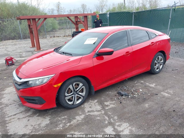 Honda Civic Lx 2016 2HGFC2F57GH558595 Image 2
