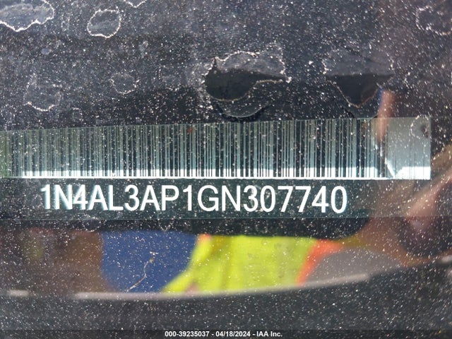Nissan Altima 2.5 S 2016 1N4AL3AP1GN307740 Image 9