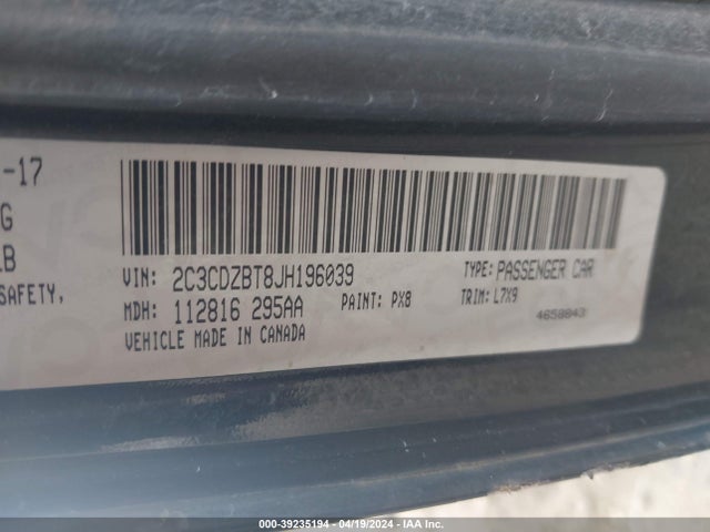 Dodge Challenger R/t 2018 2C3CDZBT8JH196039 Image 9