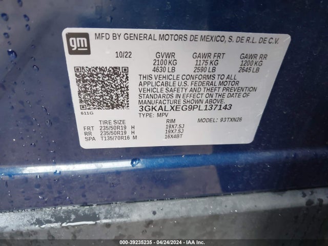 GMC Terrain Awd Denali 2023 3GKALXEG9PL137143 Image 9