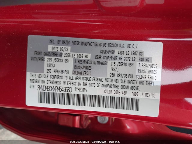 Mazda Cx-30 2.5 S Preferred 2023 3MVDMBCMXPM549680 Image 9
