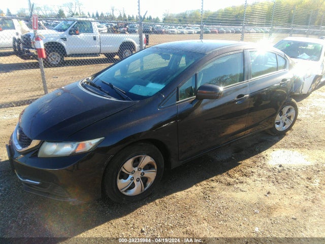 Honda Civic Lx 2014 2HGFB2F52EH555197 Image 2