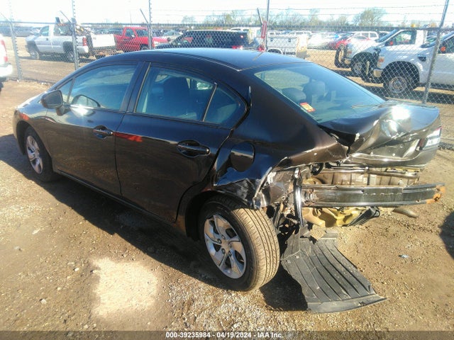 Honda Civic Lx 2014 2HGFB2F52EH555197 Image 3