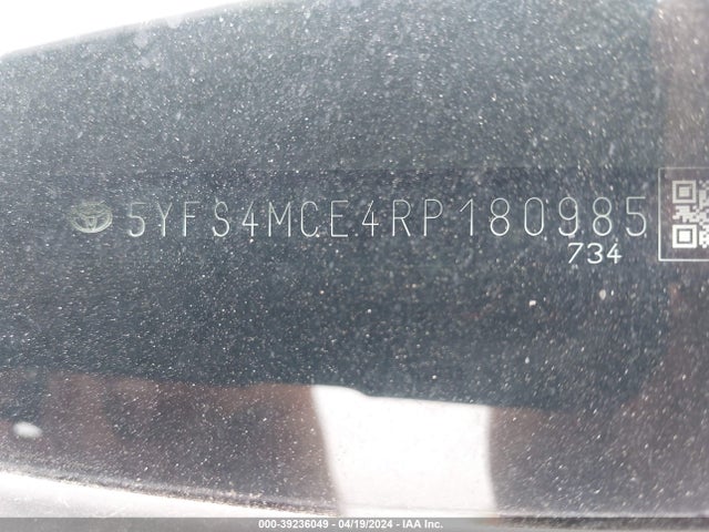 Toyota COROLLA SE 2024 5YFS4MCE4RP180985 Image 9