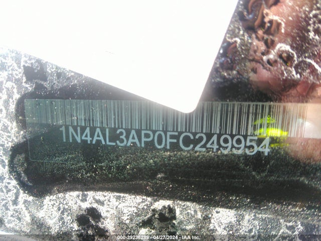 Nissan Altima 2.5 S 2015 1N4AL3AP0FC249954 Image 9