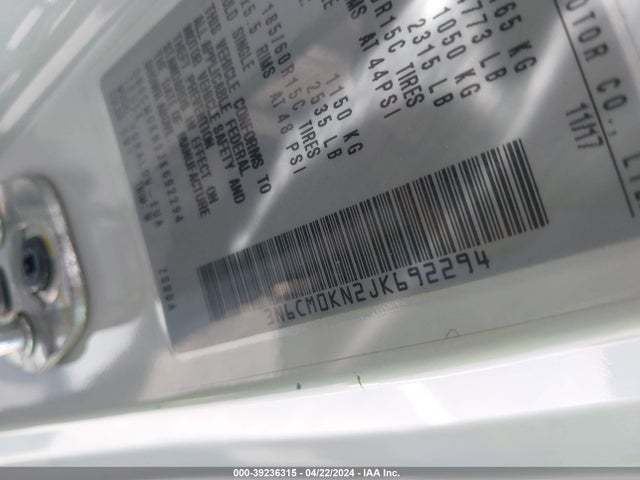Nissan Nv200 S 2018 3N6CM0KN2JK692294 Image 9