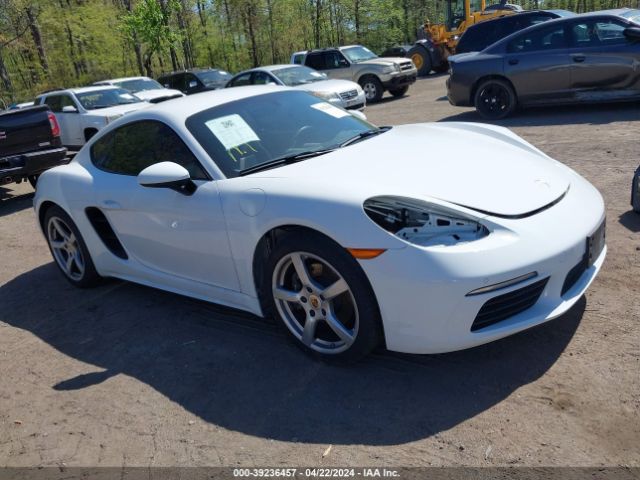 Продажа на аукционе авто 2019 Porsche 718 Cayman, vin: WP0AA2A87KS260257, номер лота: 39236457