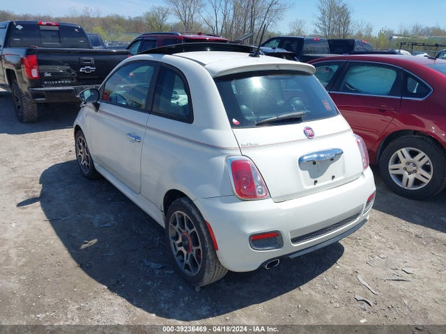 2013 FIAT 500 3C3CFFBR4DT674417 Photo 2
