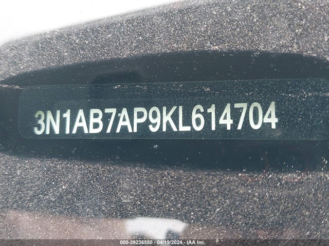Nissan SENTRA SV 2019 3N1AB7AP9KL614704 Image 9