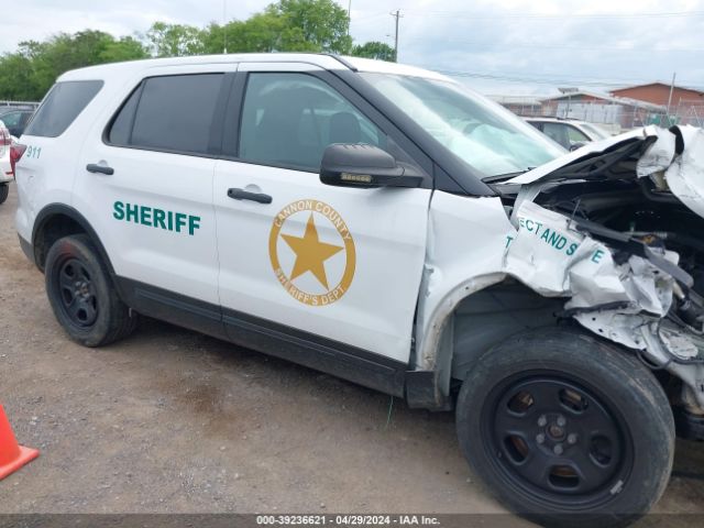 1FM5K8AR1JGC43333 Ford Police Interceptor Utility