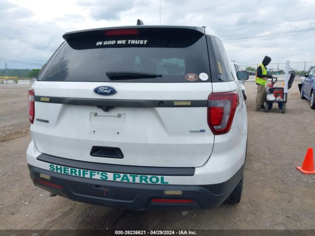 1FM5K8AR1JGC43333 Ford Police Interceptor Utility