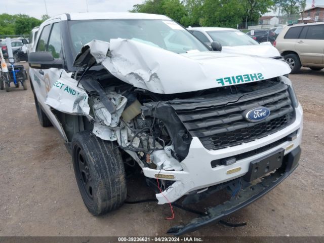 1FM5K8AR1JGC43333 Ford Police Interceptor Utility