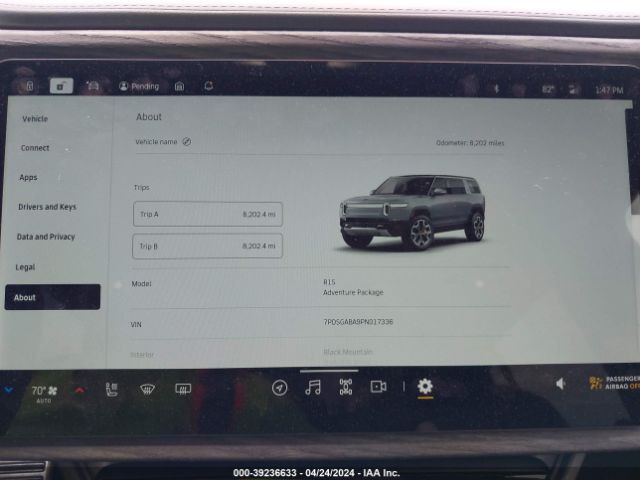 7PDSGABA9PN017336 Rivian R1s Adventure