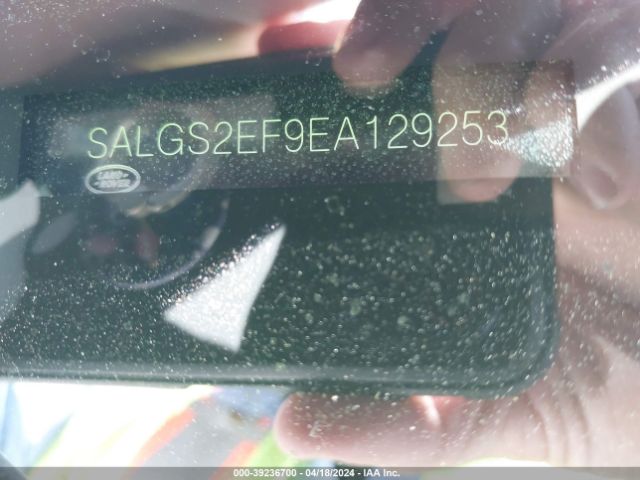 SALGS2EF9EA129253 Land Rover Range Rover 5.0l V8 Supercharged/5.0l V8 Supercharged Ebony Edition