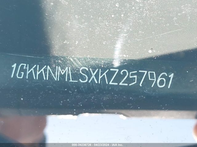1GKKNMLSXKZ257961 GMC Acadia Slt-1