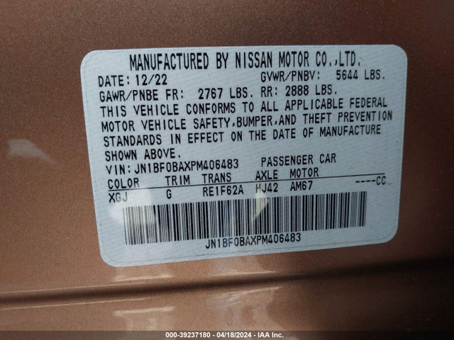 Nissan Ariya Premiere 2023 JN1BF0BAXPM406483 Image 9