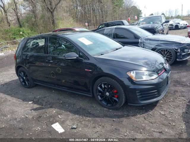 Продаж на аукціоні авто 2017 Volkswagen Golf Gti S 4-door, vin: 3VW5T7AU6HM002428, номер лоту: 39237467