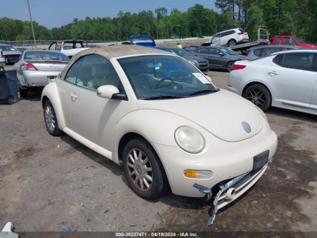 2005 Volkswagen New Beetle Gls მანქანა იყიდება აუქციონზე, vin: 3VWCM31Y75M361721, აუქციონის ნომერი: 39237471