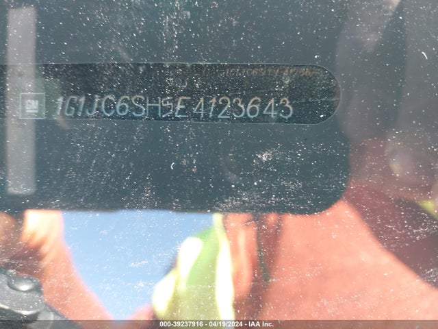 Chevrolet Sonic Lt Auto 2014 1G1JC6SH5E4123643 Image 9