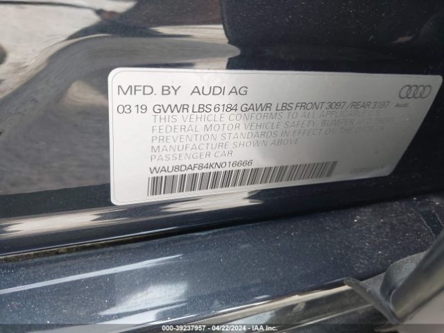 WAU8DAF84KN016666 Audi A8 L 55