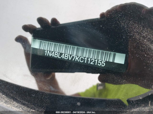 Nissan Altima 2.5 S 2019 1N4BL4BV7KC112155 Image 9