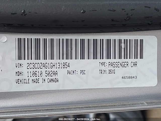 Dodge Challenger Sxt 2016 2C3CDZAG1GH131854 Image 9