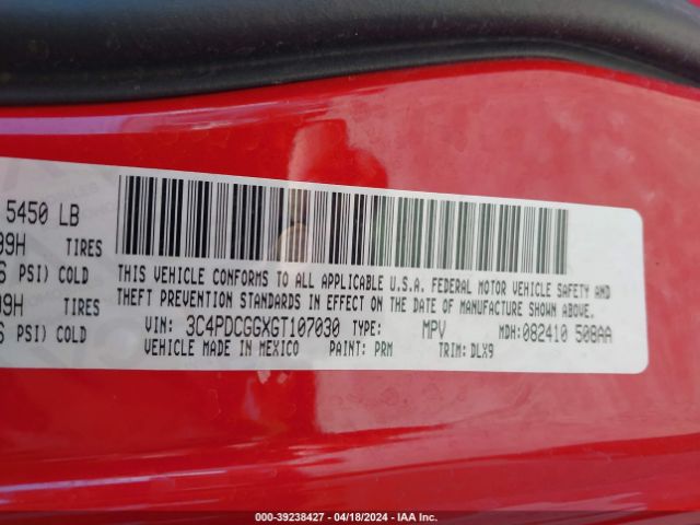 3C4PDCGGXGT107030 Dodge Journey Crossroad Plus